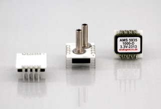 The board-mount pressure sensor AMS 5935-1000-D and its different package variants